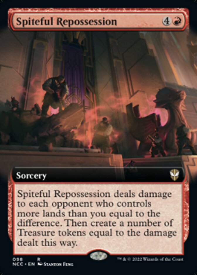 Spiteful Repossession (Extended Art) [Streets of New Capenna Commander] | Gam3 Escape