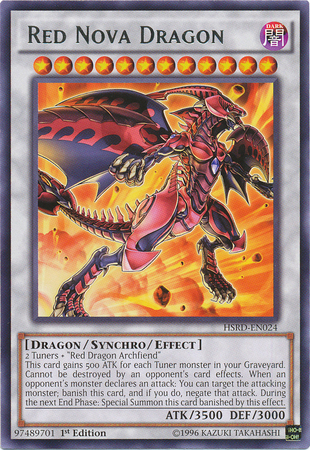 Red Nova Dragon [HSRD-EN024] Rare | Gam3 Escape