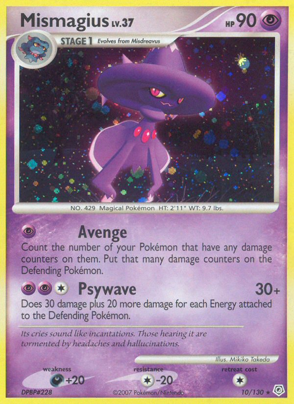 Mismagius (10/130) [Diamond & Pearl: Base Set] | Gam3 Escape