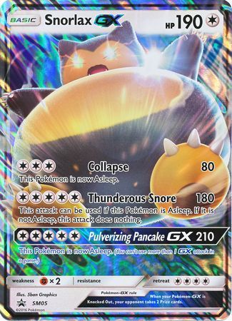 Snorlax GX (SM05) (Jumbo Card) [Sun & Moon: Black Star Promos] | Gam3 Escape