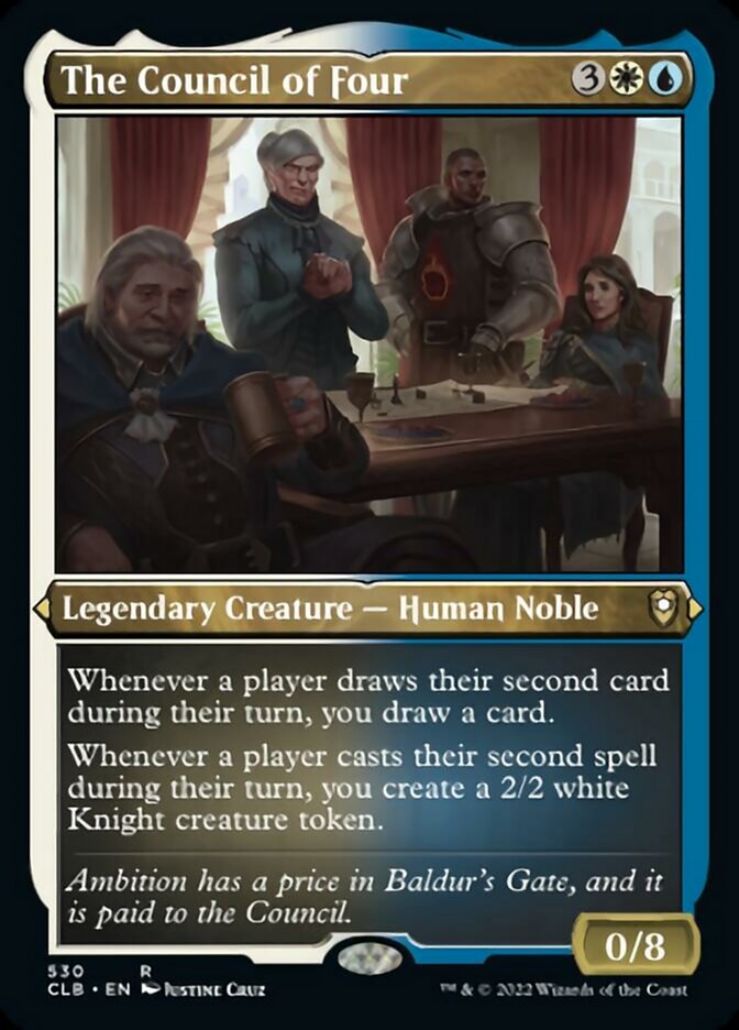 The Council of Four (Foil Etched) [Commander Legends: Battle for Baldur's Gate] | Gam3 Escape