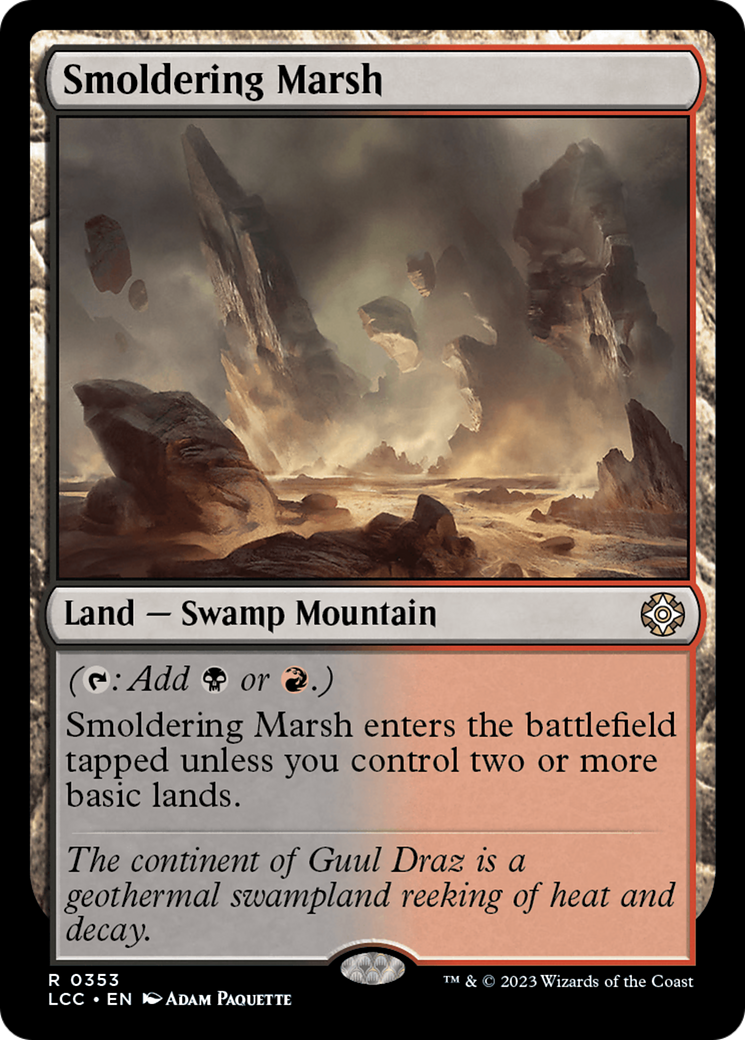 Smoldering Marsh [The Lost Caverns of Ixalan Commander] | Gam3 Escape