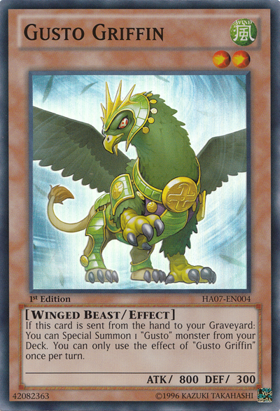 Gusto Griffin [HA07-EN004] Super Rare | Gam3 Escape