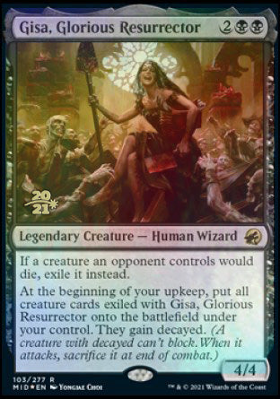 Gisa, Glorious Resurrector [Innistrad: Midnight Hunt Prerelease Promos] | Gam3 Escape