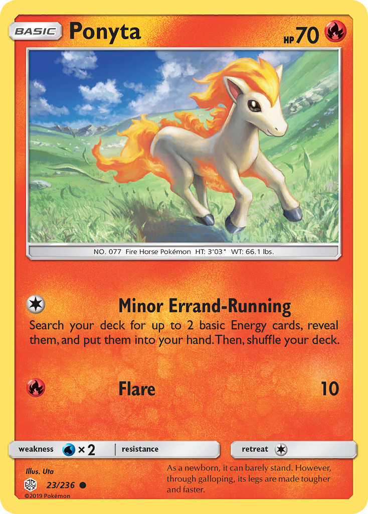 Ponyta (23/236) [Sun & Moon: Cosmic Eclipse] | Gam3 Escape