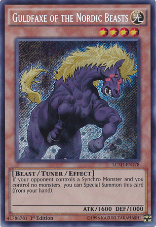 Guldfaxe of the Nordic Beasts [LC5D-EN178] Secret Rare | Gam3 Escape