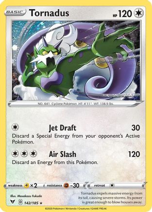 Tornadus (142/185) (Cosmos Holo) [Sword & Shield: Vivid Voltage] | Gam3 Escape