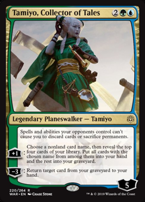Tamiyo, Collector of Tales [War of the Spark] | Gam3 Escape