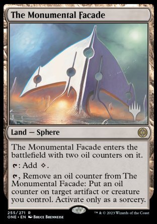 The Monumental Facade (Promo Pack) [Phyrexia: All Will Be One Promos] | Gam3 Escape