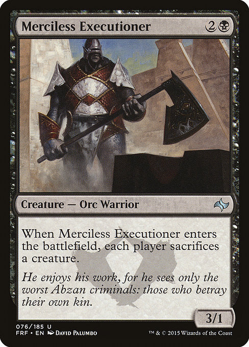 Merciless Executioner [Fate Reforged] | Gam3 Escape