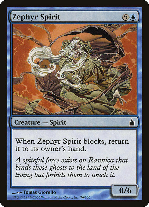 Zephyr Spirit [Ravnica: City of Guilds] | Gam3 Escape