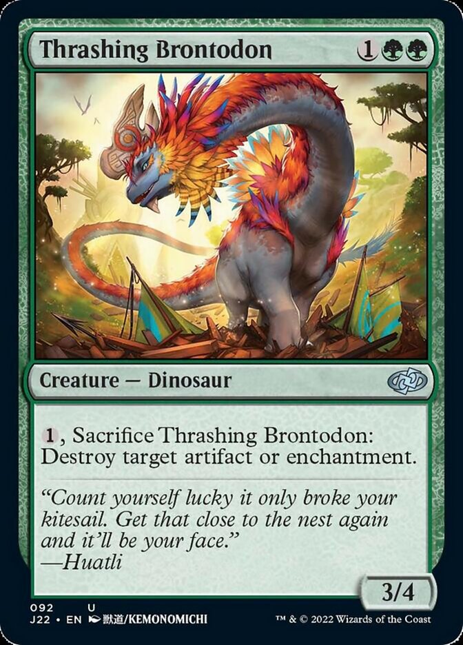 Thrashing Brontodon [Jumpstart 2022] | Gam3 Escape
