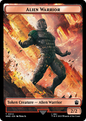 Soldier // Alien Warrior Double-Sided Token [Doctor Who Tokens] | Gam3 Escape