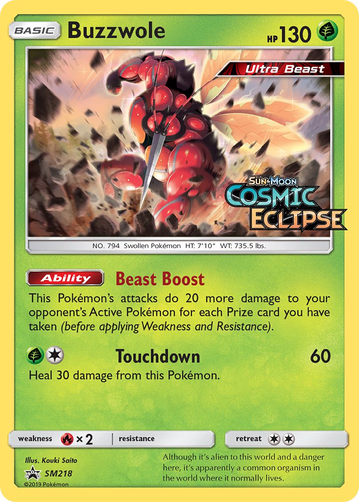 Buzzwole (SM218) [Sun & Moon: Black Star Promos] | Gam3 Escape