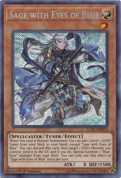 Sage with Eyes of Blue [LCKC-EN015] Secret Rare | Gam3 Escape