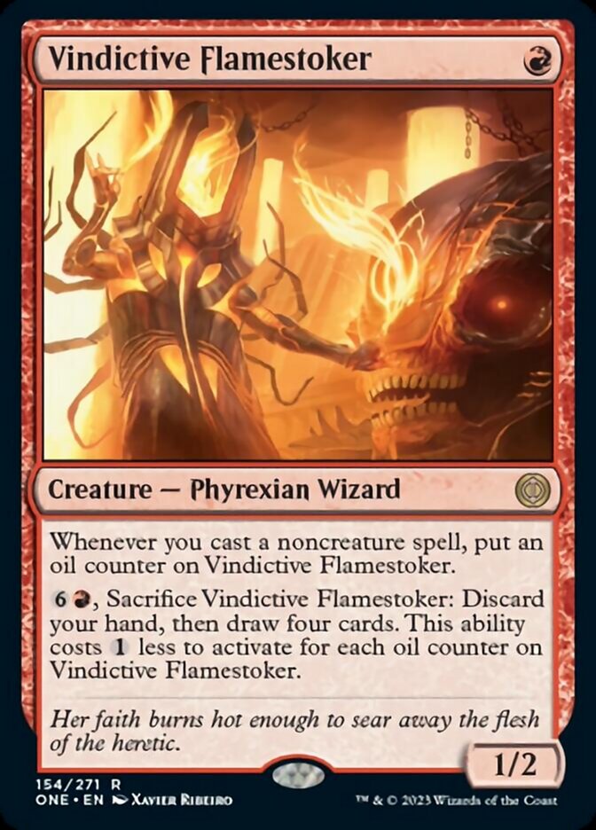 Vindictive Flamestoker [Phyrexia: All Will Be One] | Gam3 Escape