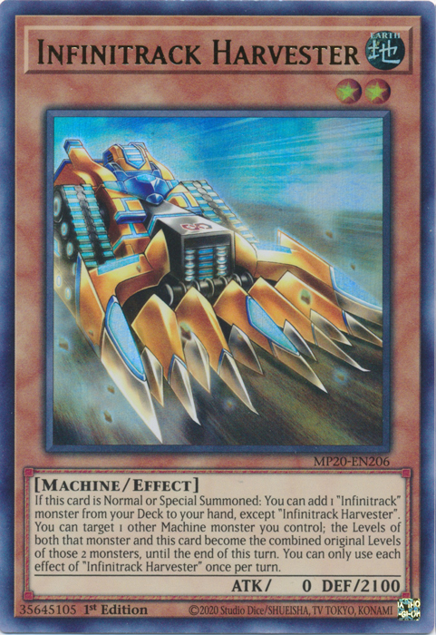 Infinitrack Harvester [MP20-EN206] Ultra Rare | Gam3 Escape