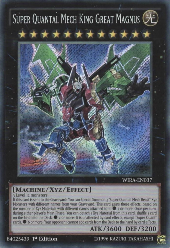 Super Quantal Mech King Great Magnus [WIRA-EN037] Secret Rare | Gam3 Escape