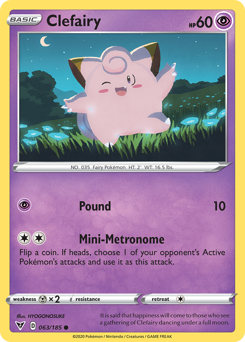 Clefairy (063/185) [Sword & Shield: Vivid Voltage] | Gam3 Escape