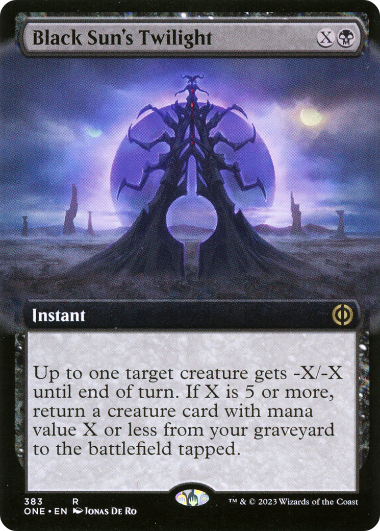 Black Sun's Twilight (Extended Art) [Phyrexia: All Will Be One] | Gam3 Escape