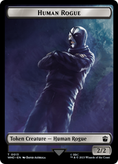 Human Rogue // Beast Double-Sided Token [Doctor Who Tokens] | Gam3 Escape