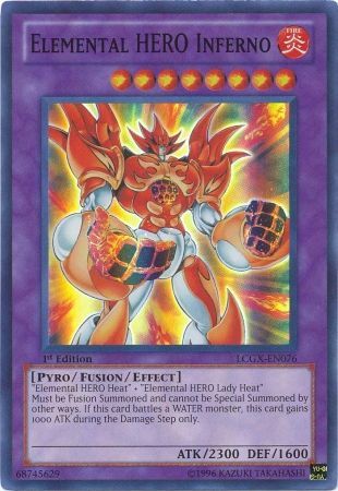 Elemental HERO Inferno [LCGX-EN076] Super Rare | Gam3 Escape