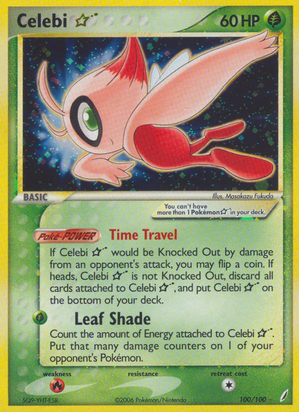 Celebi Star (100/100) [EX: Crystal Guardians] | Gam3 Escape