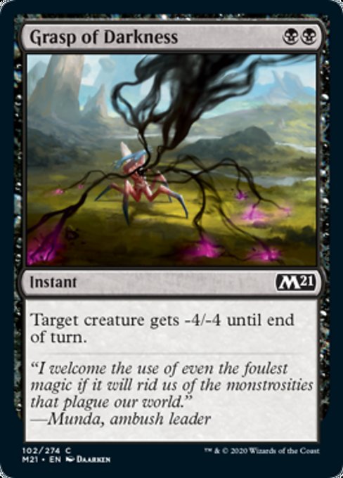 Grasp of Darkness [Core Set 2021] | Gam3 Escape