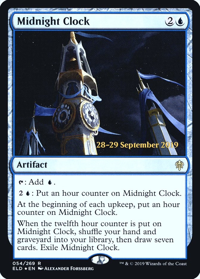 Midnight Clock  [Throne of Eldraine Prerelease Promos] | Gam3 Escape
