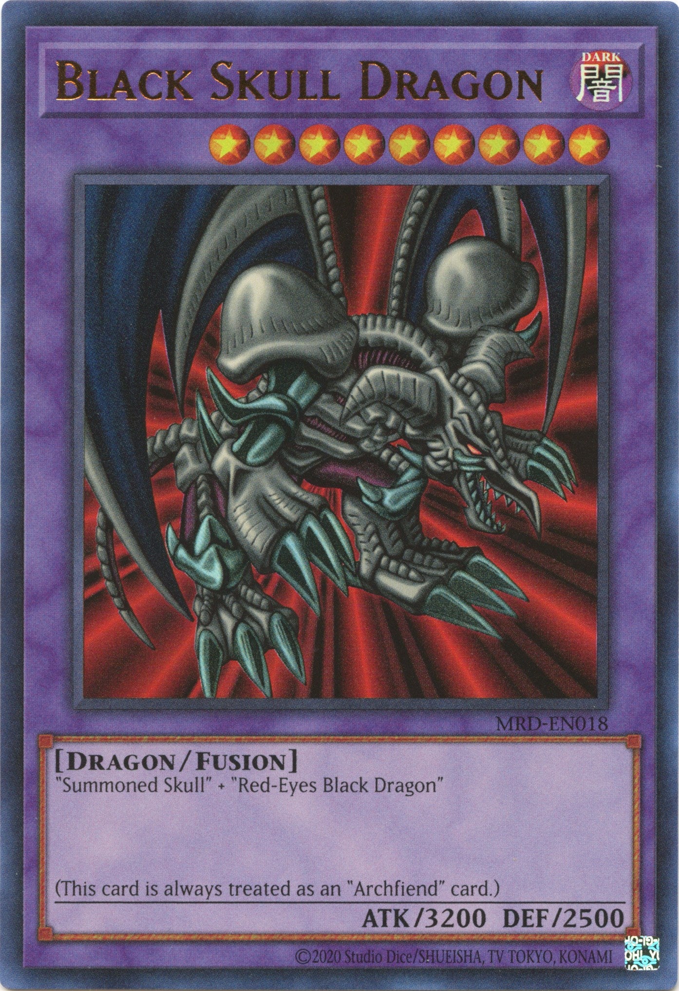 Black Skull Dragon (25th Anniversary) [MRD-EN018] Ultra Rare | Gam3 Escape