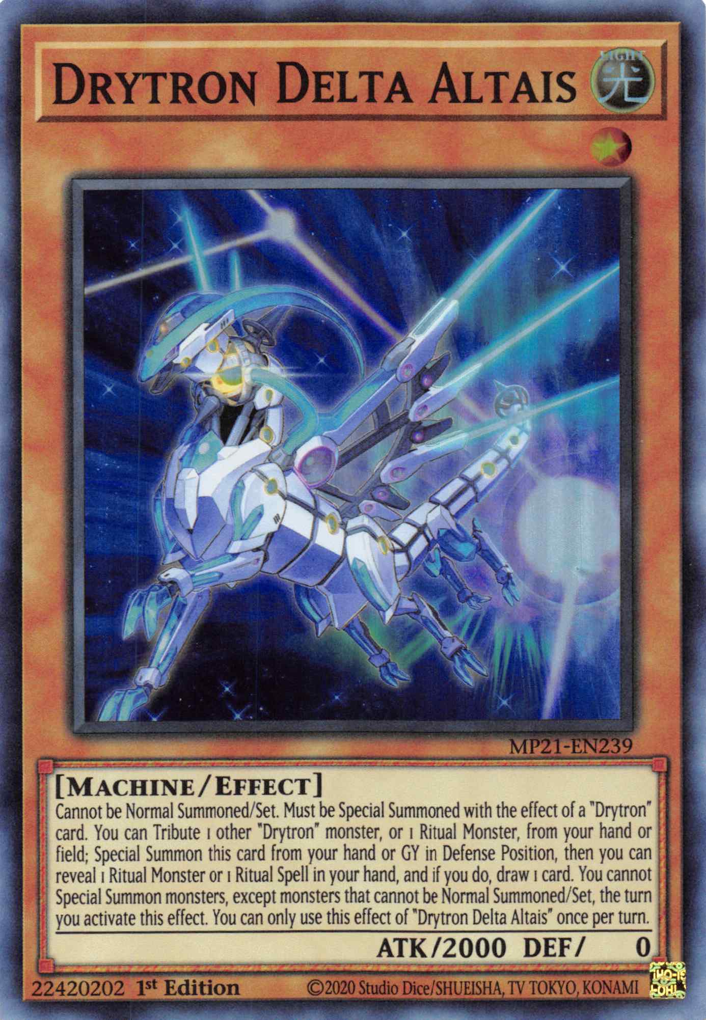 Drytron Delta Altais [MP21-EN239] Super Rare | Gam3 Escape