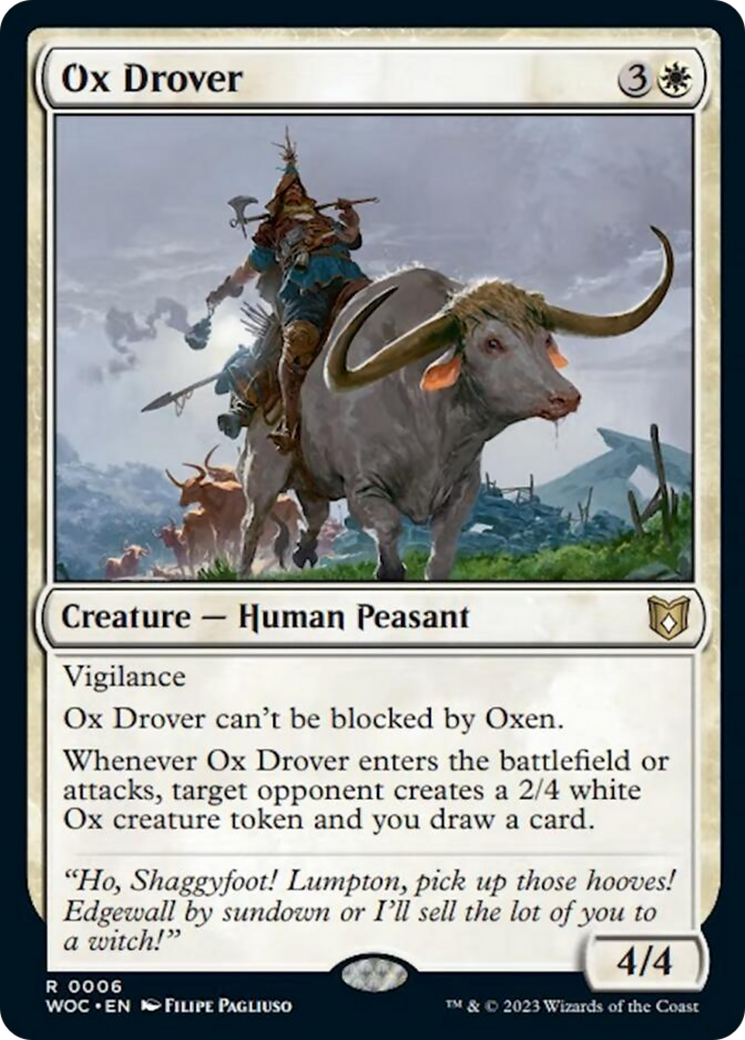 Ox Drover [Wilds of Eldraine Commander] | Gam3 Escape