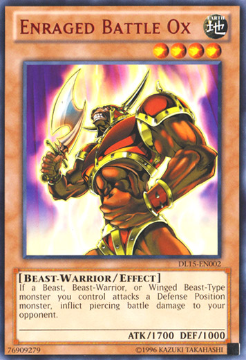 Enraged Battle Ox (Red) [DL15-EN002] Rare | Gam3 Escape