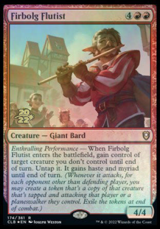 Firbolg Flutist [Commander Legends: Battle for Baldur's Gate Prerelease Promos] | Gam3 Escape