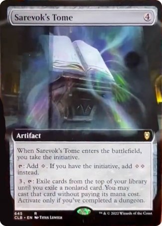 Sarevok's Tome (Extended Art) [Commander Legends: Battle for Baldur's Gate] | Gam3 Escape
