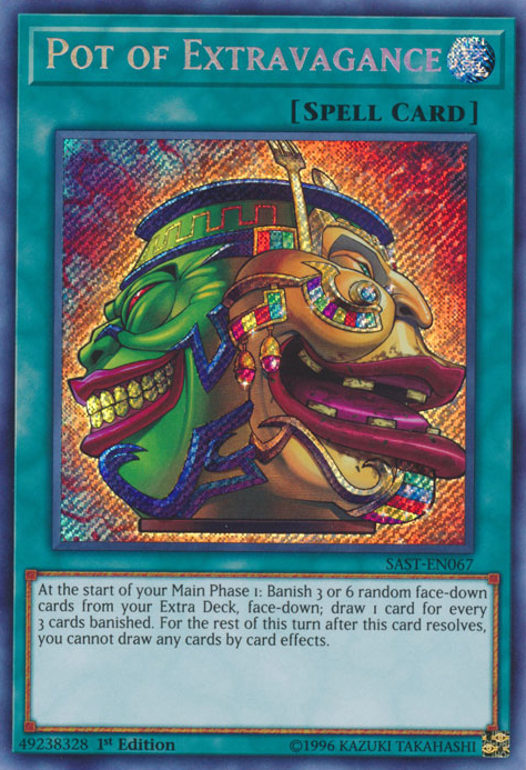 Pot of Extravagance [SAST-EN067] Secret Rare | Gam3 Escape