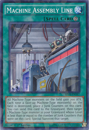 Machine Assembly Line (Shatterfoil) [BP03-EN167] Common | Gam3 Escape