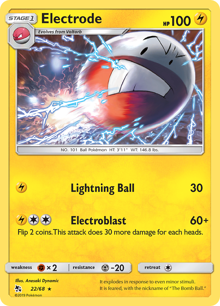 Electrode (22/68) [Sun & Moon: Hidden Fates] | Gam3 Escape