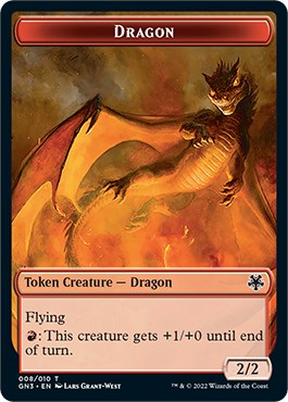Dragon // Elf Warrior Double-Sided Token [Game Night: Free-for-All Tokens] | Gam3 Escape