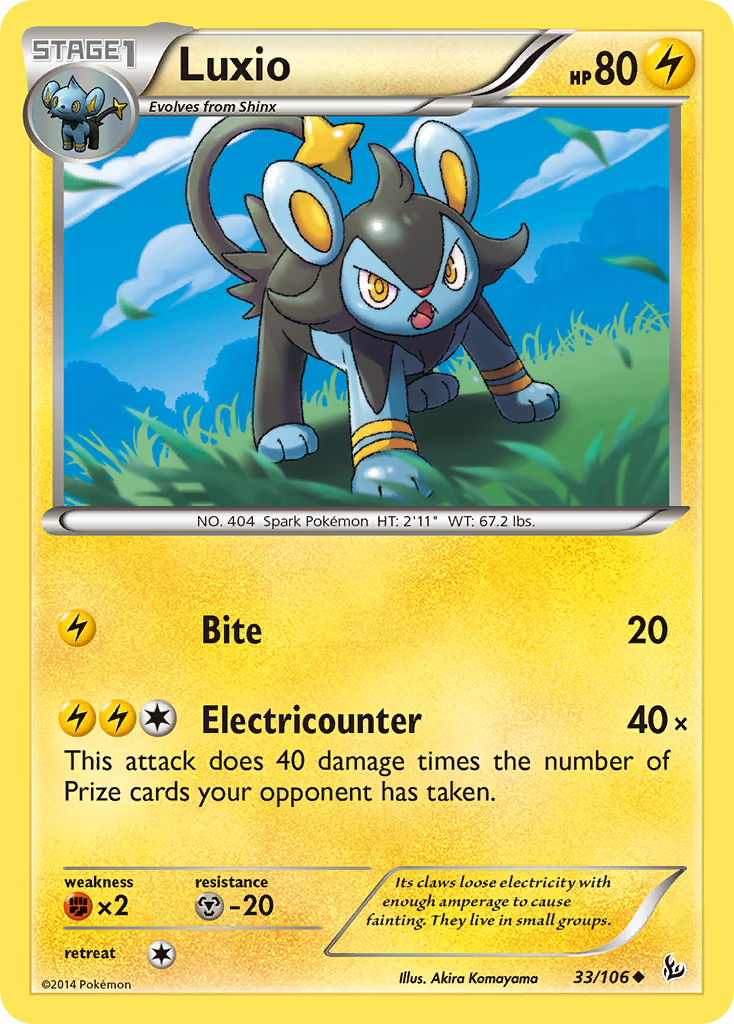 Luxio (33/106) [XY: Flashfire] | Gam3 Escape