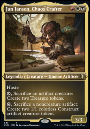 Jan Jansen, Chaos Crafter (Foil Etched) [Commander Legends: Battle for Baldur's Gate] | Gam3 Escape