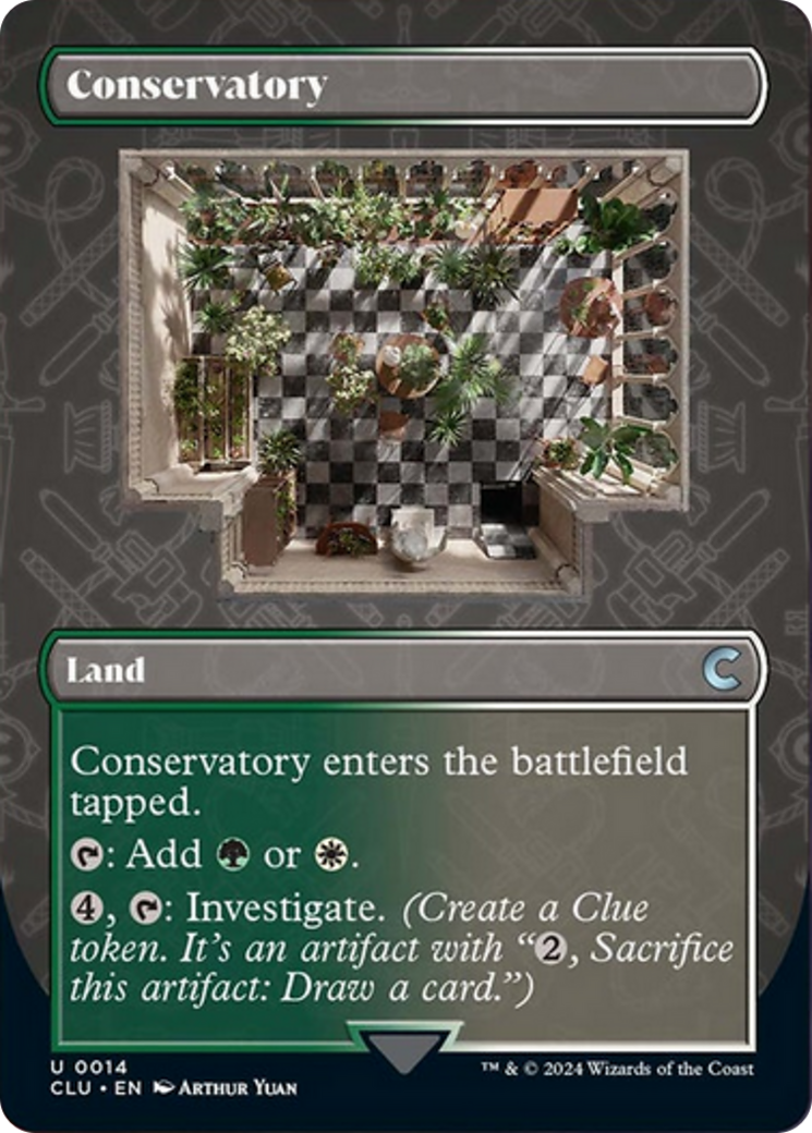 Conservatory (Borderless) [Ravnica: Clue Edition] | Gam3 Escape