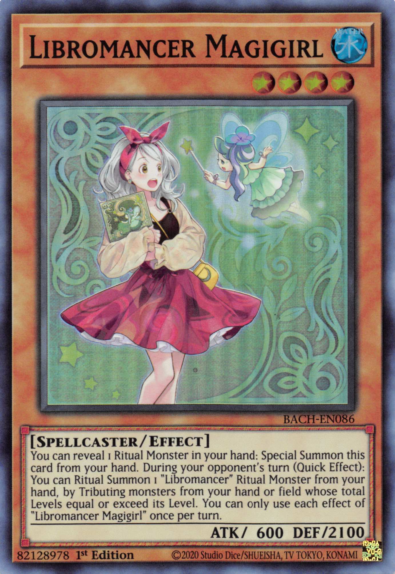 Libromancer Magigirl [BACH-EN086] Super Rare | Gam3 Escape