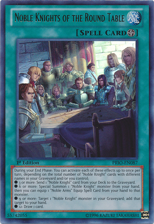 Noble Knights of the Round Table [PRIO-EN087] Ultra Rare | Gam3 Escape