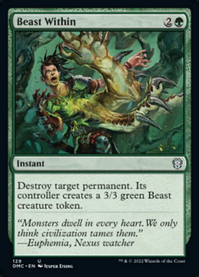 Beast Within [Dominaria United Commander] | Gam3 Escape