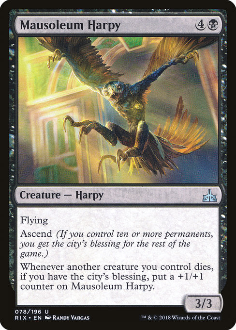 Mausoleum Harpy [Rivals of Ixalan] | Gam3 Escape