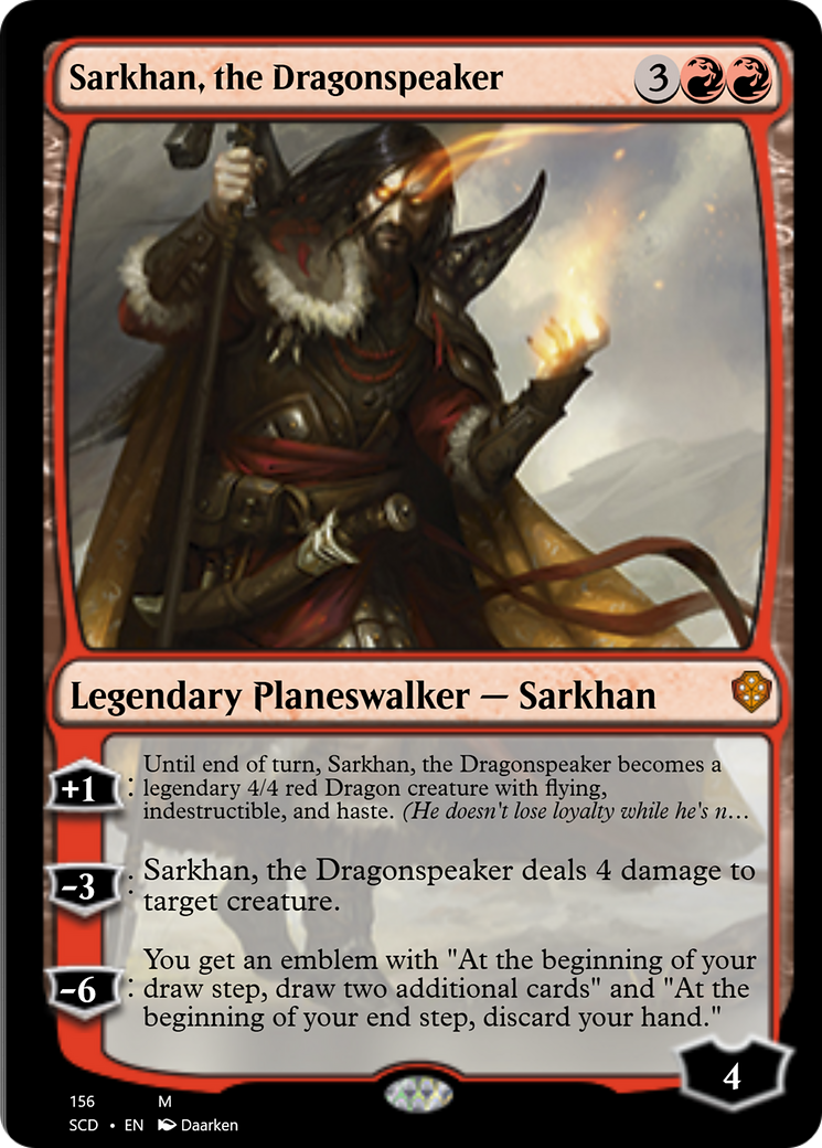 Sarkhan, the Dragonspeaker [Starter Commander Decks] | Gam3 Escape
