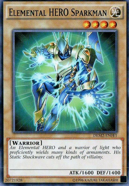 Elemental HERO Sparkman [DEM2-EN011] Common | Gam3 Escape