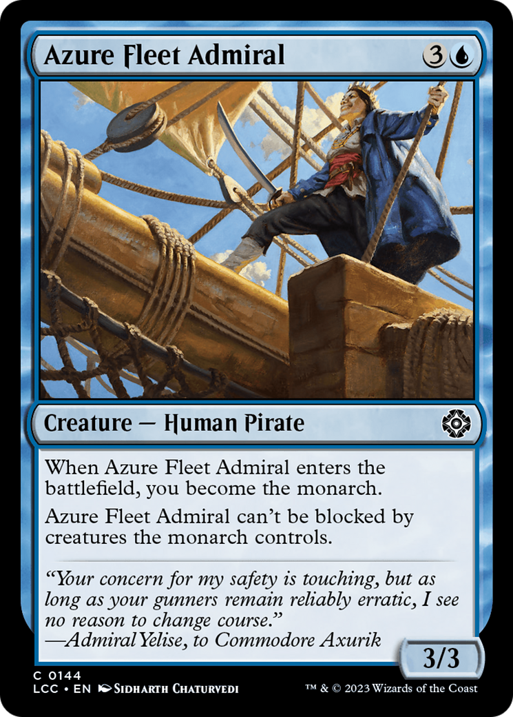 Azure Fleet Admiral [The Lost Caverns of Ixalan Commander] | Gam3 Escape