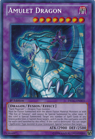 Amulet Dragon [DRLG-EN003] Secret Rare | Gam3 Escape